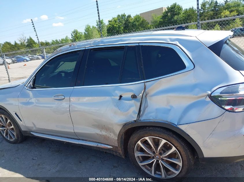 2019 BMW X3 xDrive30I VIN: 5UXTR9C53KLP95981 Lot: 40104688