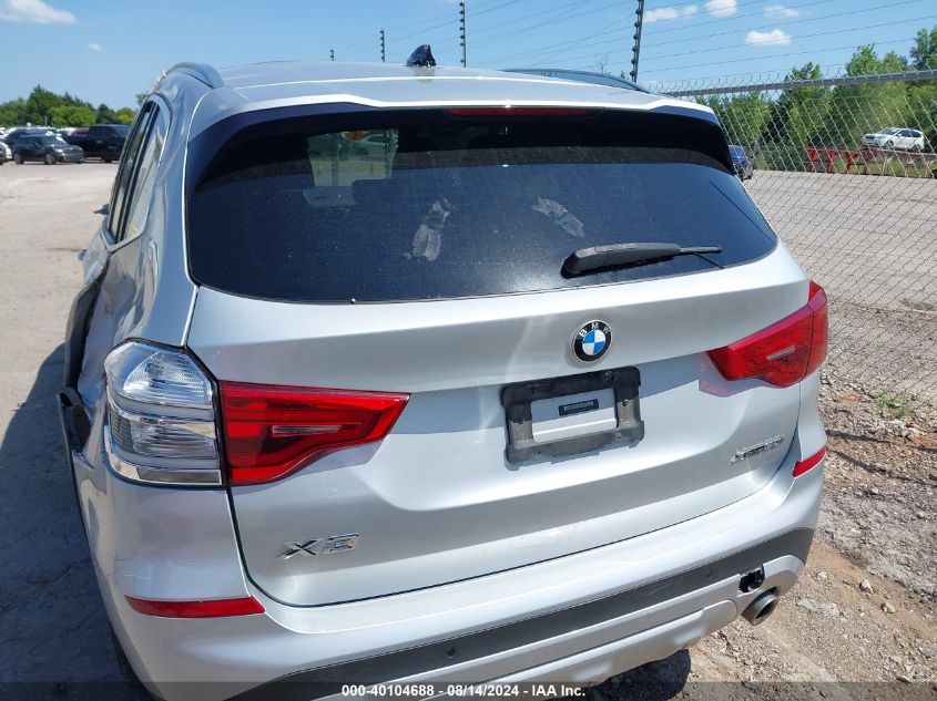 2019 BMW X3 XDRIVE30I - 5UXTR9C53KLP95981