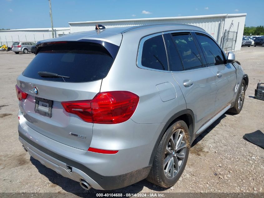 2019 BMW X3 XDRIVE30I - 5UXTR9C53KLP95981