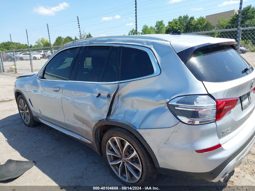 2019 BMW X3 XDRIVE30I - 5UXTR9C53KLP95981