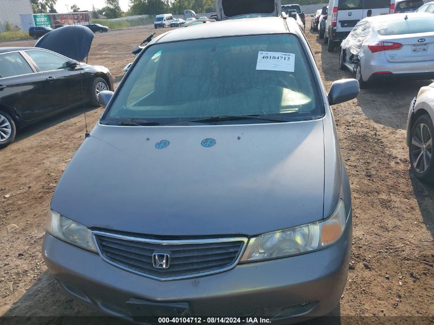 2000 Honda Odyssey Ex VIN: 2HKRL1862YH515562 Lot: 40104712