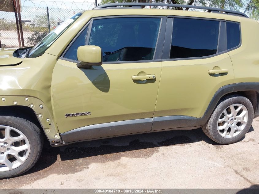 2015 Jeep Renegade Latitude VIN: ZACCJABT0FPB84737 Lot: 40104719