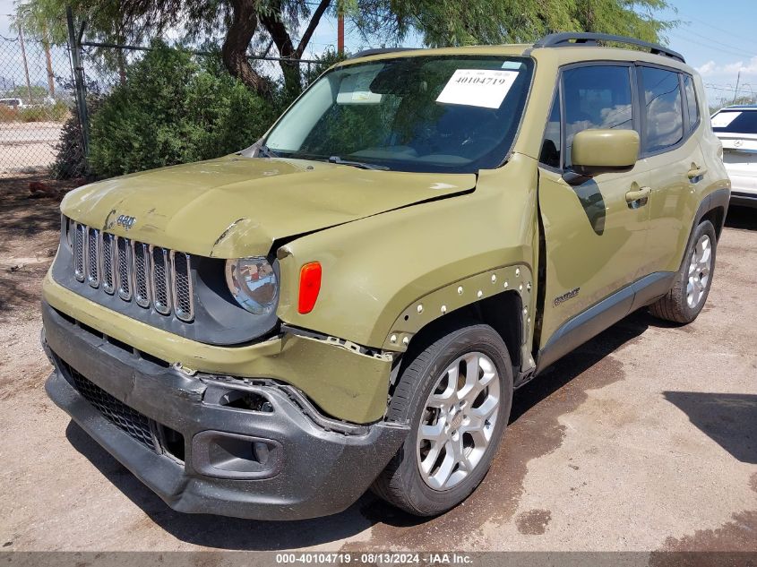 2015 Jeep Renegade Latitude VIN: ZACCJABT0FPB84737 Lot: 40104719