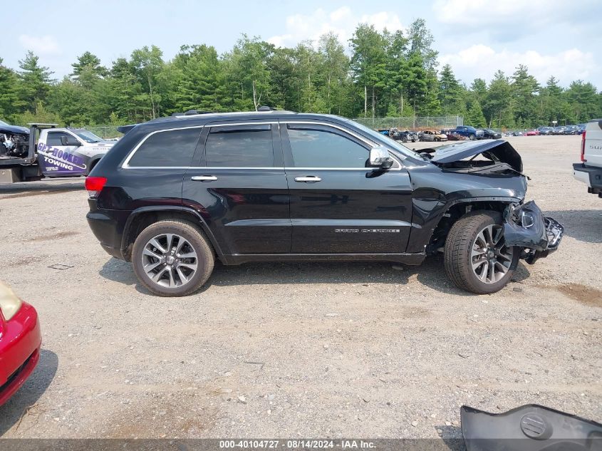 2017 Jeep Grand Cherokee Overland 4X4 VIN: 1C4RJFCG5HC949585 Lot: 40104727