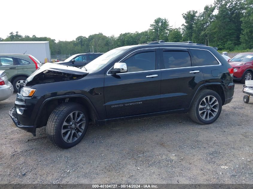 2017 Jeep Grand Cherokee Overland 4X4 VIN: 1C4RJFCG5HC949585 Lot: 40104727