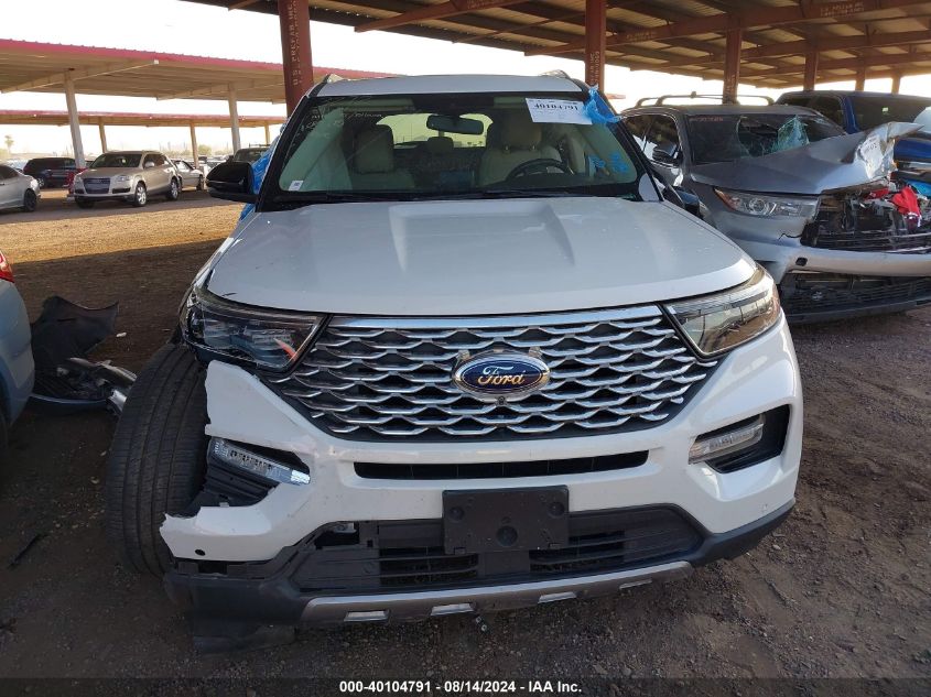 2020 Ford Explorer Platinum VIN: 1FM5K8HC2LGA06435 Lot: 40104791