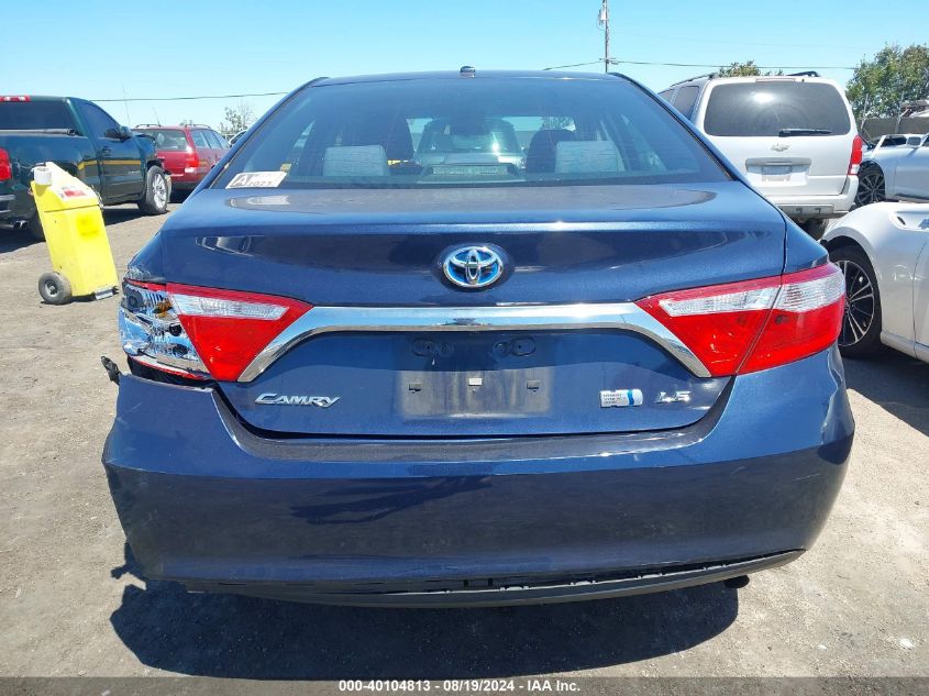 2015 Toyota Camry Hybrid Le VIN: 4T1BD1FK0FU163739 Lot: 40104813