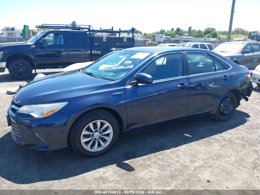 2015 Toyota Camry Hybrid Le VIN: 4T1BD1FK0FU163739 Lot: 40104813