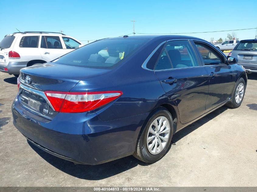 2015 Toyota Camry Hybrid Le VIN: 4T1BD1FK0FU163739 Lot: 40104813