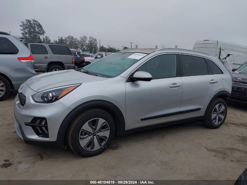 2021 Kia Niro Lx VIN: KNDCB3LCXM5480278 Lot: 40104819