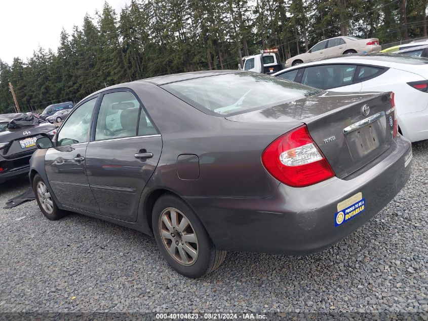 2003 Toyota Camry Xle V6 VIN: 4T1BF32K33U558554 Lot: 40104823