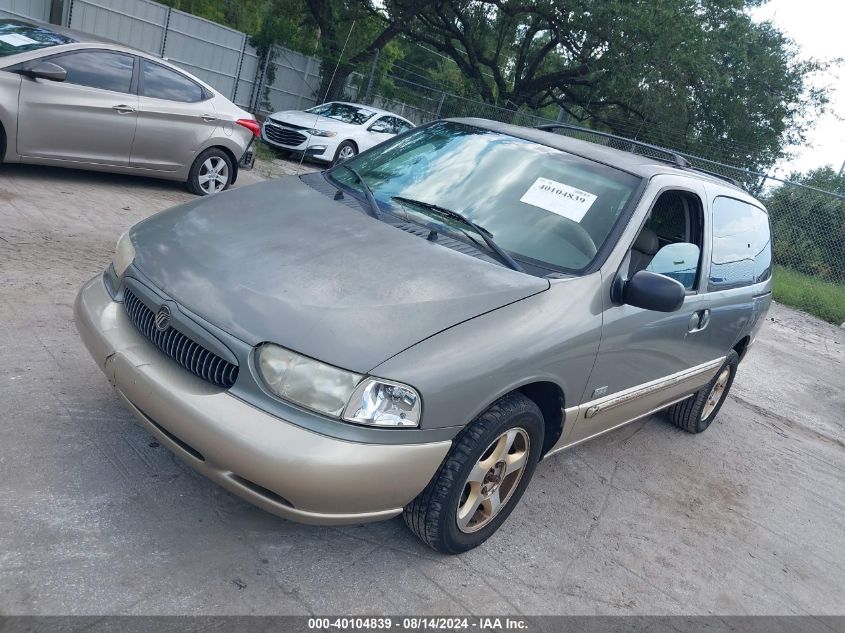 2000 Mercury Villager Estate VIN: 4M2XV14T7YDJ26655 Lot: 40104839