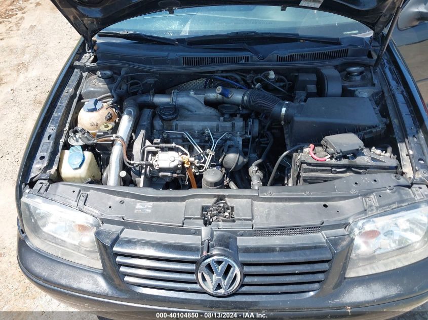 2003 Volkswagen Jetta Gls Tdi VIN: 3VWSP69M23M038891 Lot: 40104850