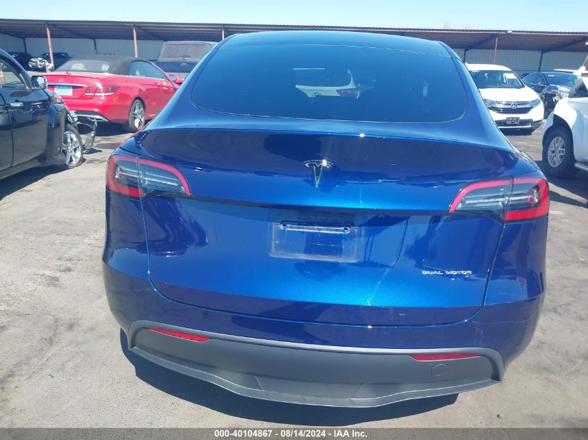 2023 TESLA MODEL Y AWD/LONG RANGE DUAL MOTOR ALL-WHEEL DRIVE - 7SAYGDEE7PF748737