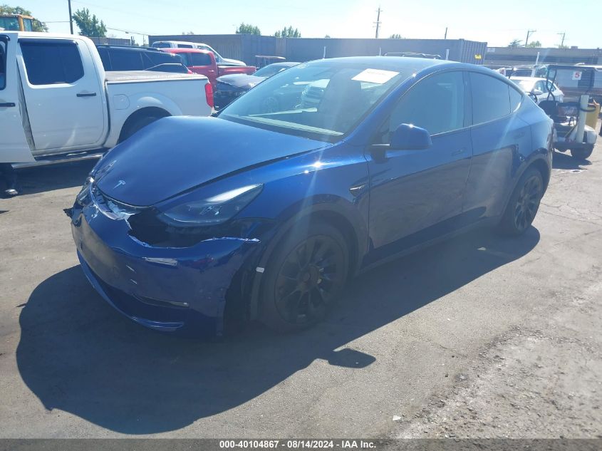 VIN 7SAYGDEE7PF748737 2023 Tesla Model Y, Awd/Long... no.2