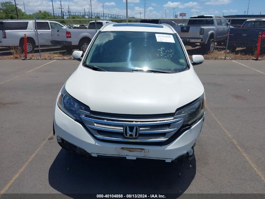 2013 Honda Cr-V Ex-L VIN: 5J6RM3H71DL041041 Lot: 40104888