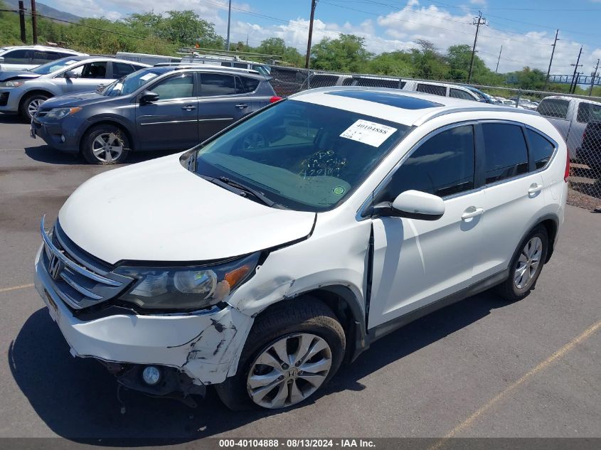 2013 Honda Cr-V Ex-L VIN: 5J6RM3H71DL041041 Lot: 40104888