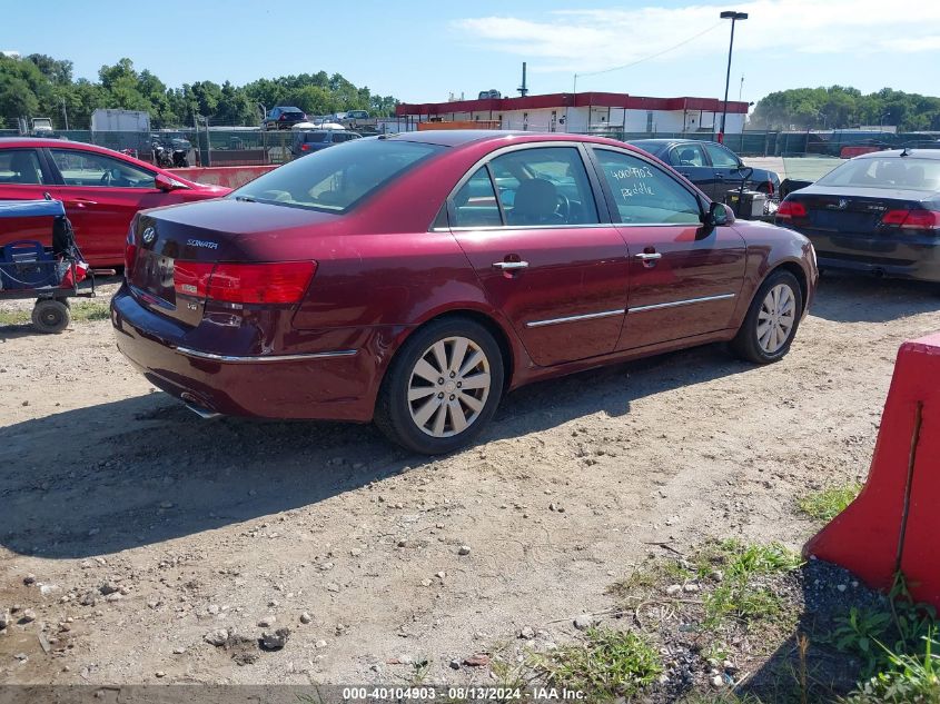 2009 Hyundai Sonata Limited V6 VIN: 5NPEU46F49H427050 Lot: 40104903