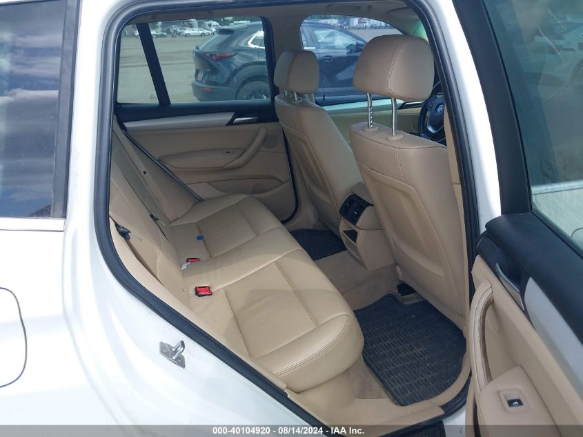 2011 BMW X3 xDrive28I VIN: 5UXWX5C51BL701592 Lot: 40104920