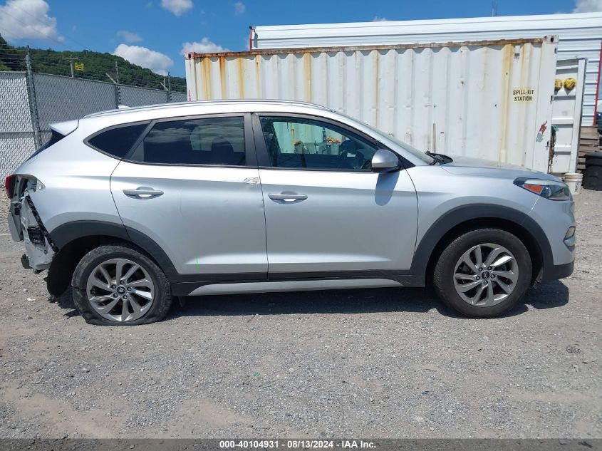 2018 Hyundai Tucson Sel VIN: KM8J3CA42JU736314 Lot: 40104931