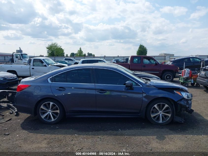 2017 Subaru Legacy 2.5I Limited VIN: 4S3BNAN63H3060636 Lot: 40104988