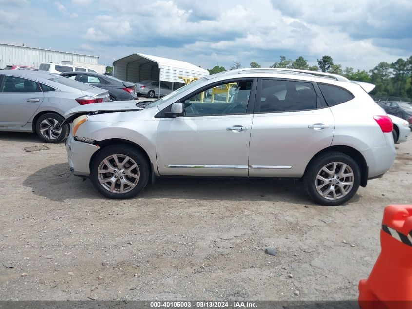 2013 Nissan Rogue Sv W/Sl Pkg VIN: JN8AS5MT8DW012727 Lot: 40105003