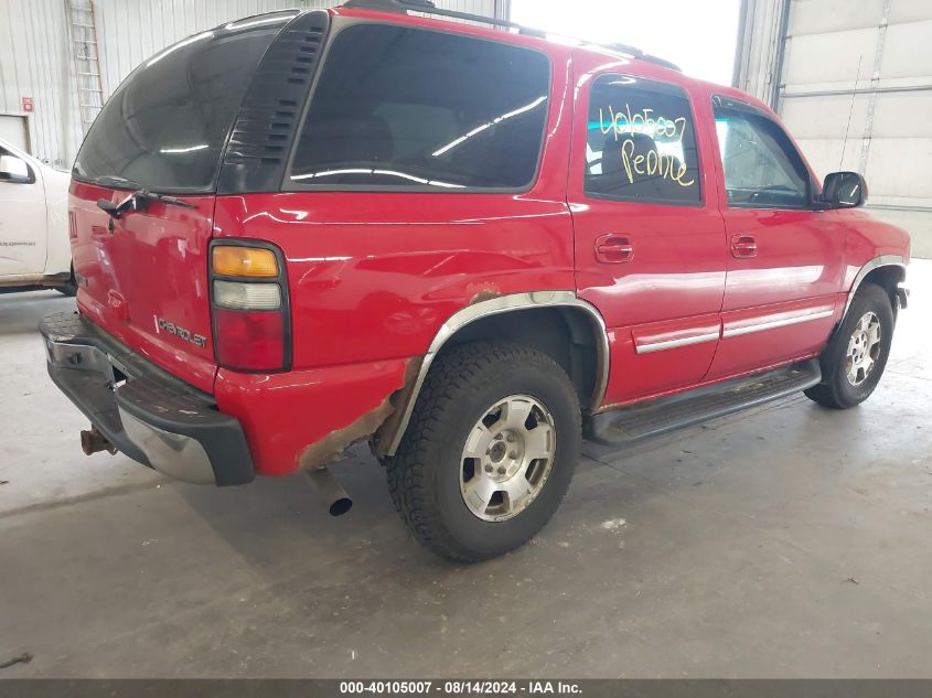 2004 Chevrolet Tahoe Lt VIN: 1GNEK13Z54J268694 Lot: 40105007