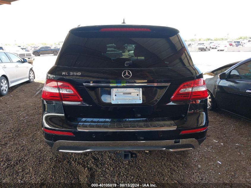 2013 Mercedes-Benz Ml 350 VIN: 4JGDA5JB1DA131932 Lot: 40105019