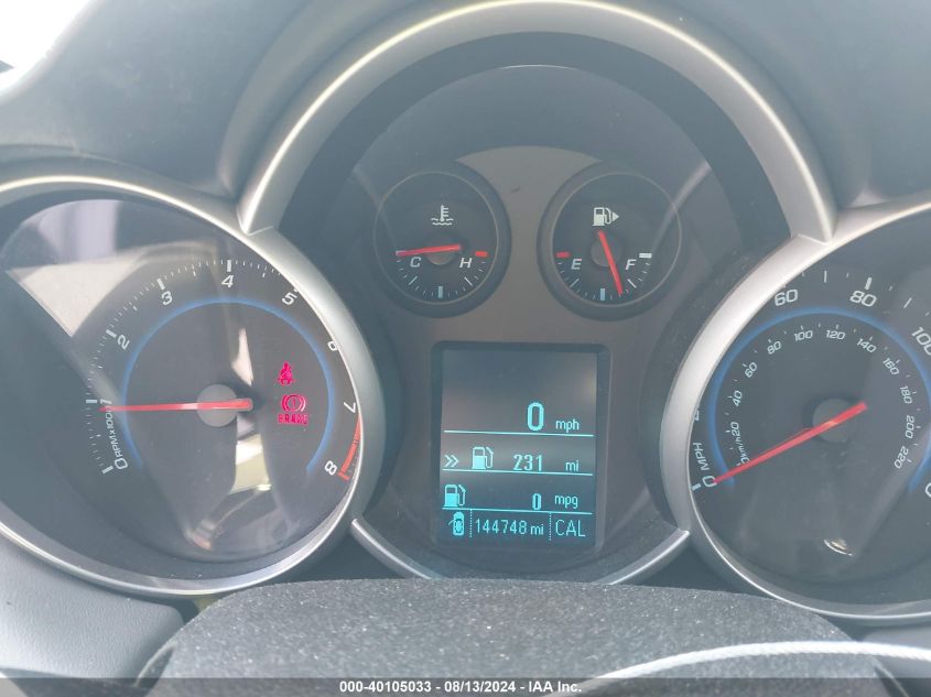 2012 Chevrolet Cruze Ls VIN: 1G1PD5SH4C7389507 Lot: 40105033