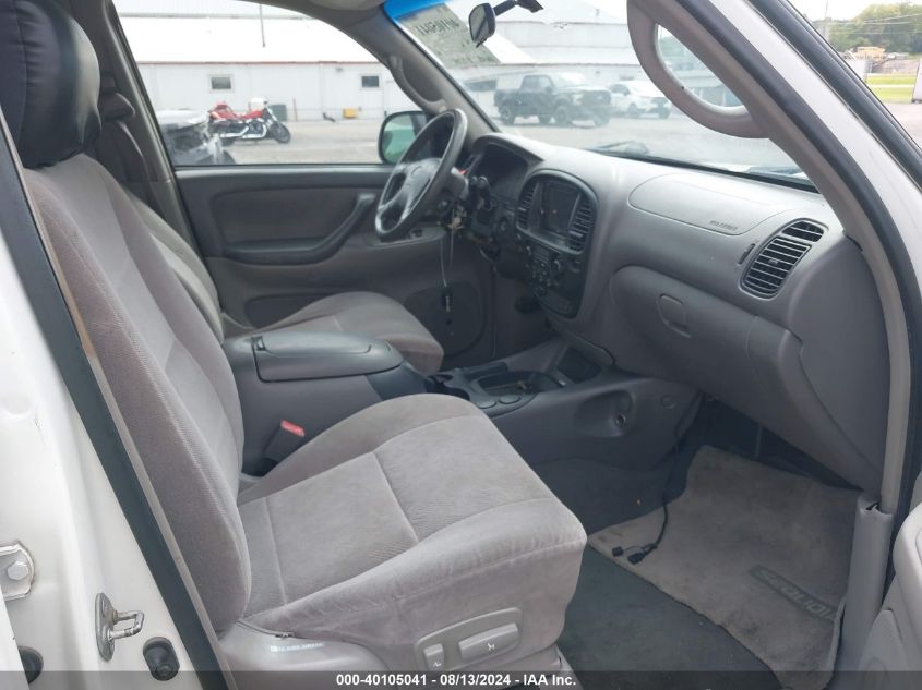 2002 Toyota Sequoia Sr5 V8 VIN: 5TDZT34A42S057532 Lot: 40105041