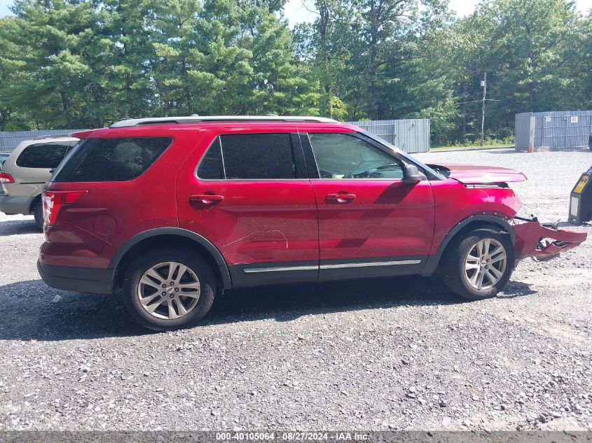 2019 Ford Explorer Xlt VIN: 1FM5K8D81KGB00838 Lot: 40105064