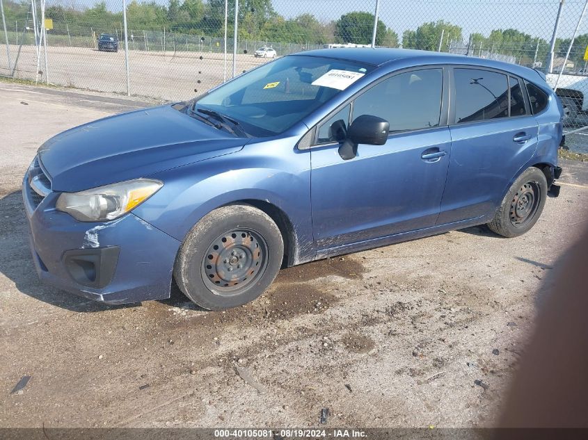 2012 Subaru Impreza 2.0I VIN: JF1GPAA65CH227540 Lot: 40105081