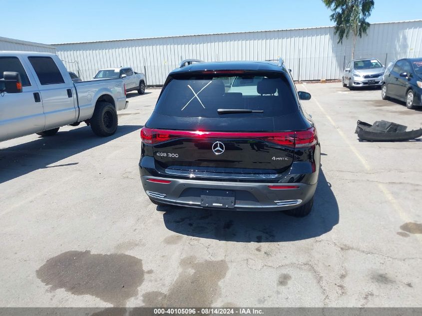 W1N9M0KB9PN063713 2023 Mercedes-Benz Eqb 300 Suv 4Matic