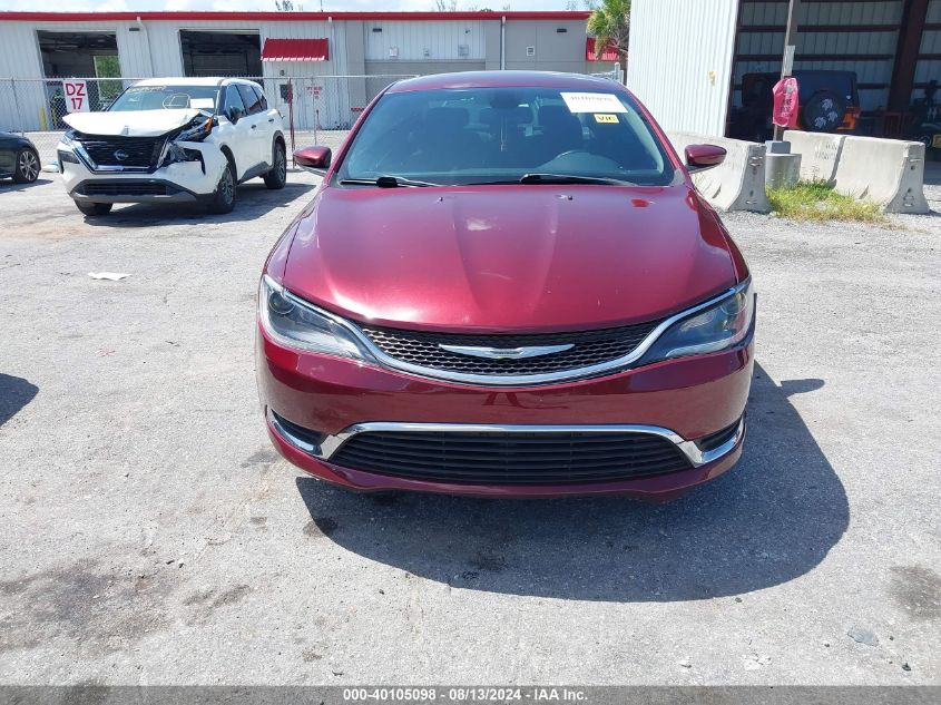 2016 Chrysler 200 Limited VIN: 1C3CCCAB2GN141398 Lot: 40105098