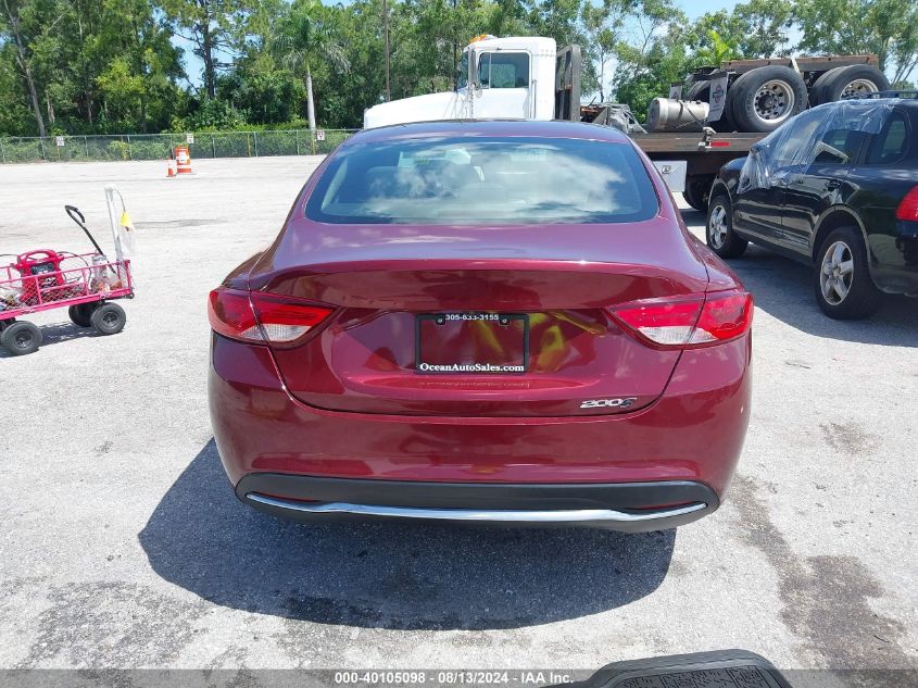 2016 CHRYSLER 200 LIMITED - 1C3CCCAB2GN141398