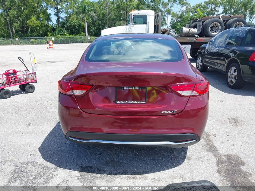 2016 Chrysler 200 Limited VIN: 1C3CCCAB2GN141398 Lot: 40105098