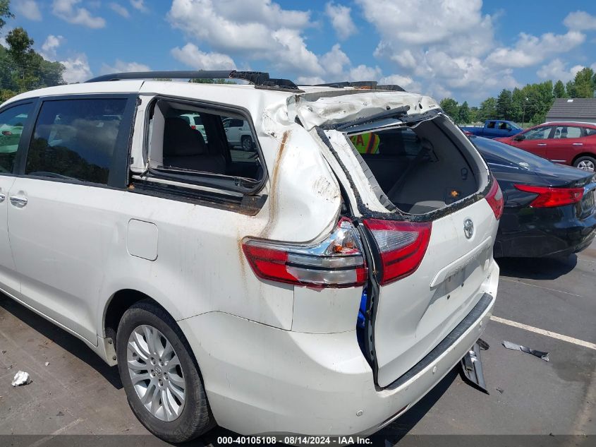 2017 Toyota Sienna Xle Premium 8 Passenger VIN: 5TDYZ3DC7HS885272 Lot: 40105108