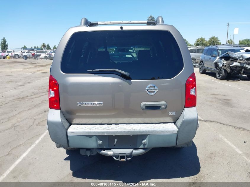 2006 Nissan Xterra Se VIN: 5N1AN08W06C535508 Lot: 40105115