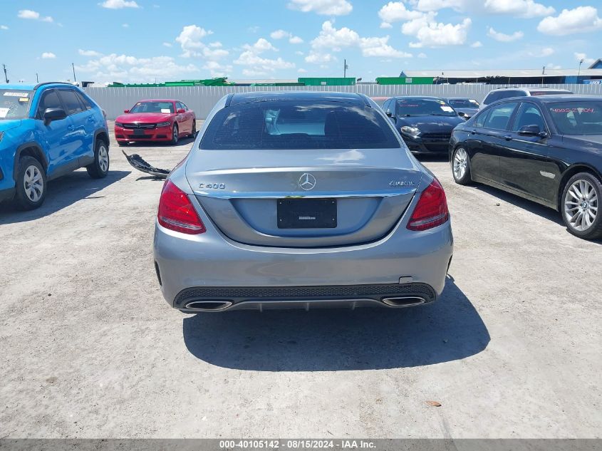 55SWF6GB0FU033866 2015 Mercedes-Benz C 400 4Matic