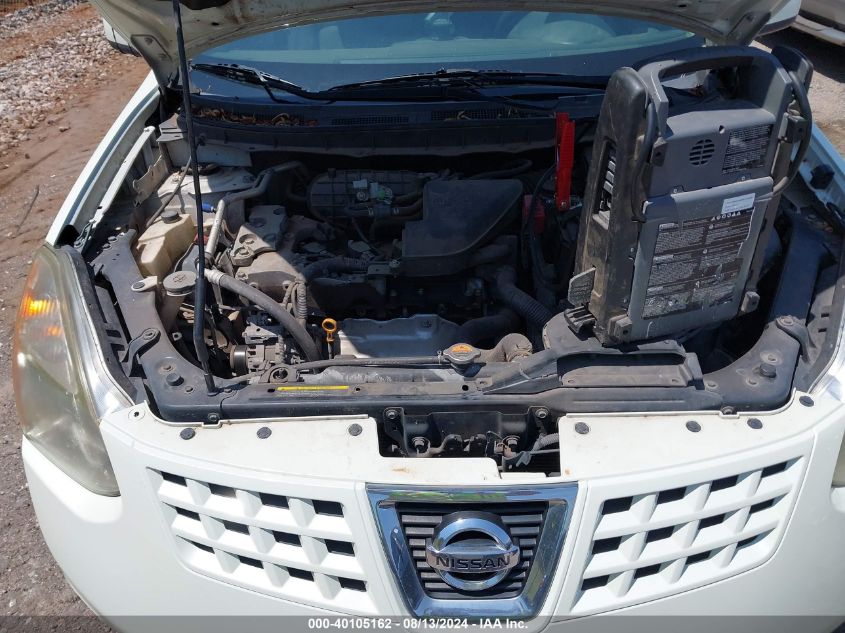 2010 Nissan Rogue Sl VIN: JN8AS5MT5AW024829 Lot: 40105162