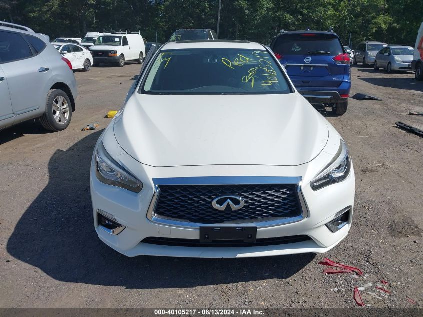 2018 Infiniti Q50 3.0T Luxe VIN: JN1EV7AR7JM610617 Lot: 40105217