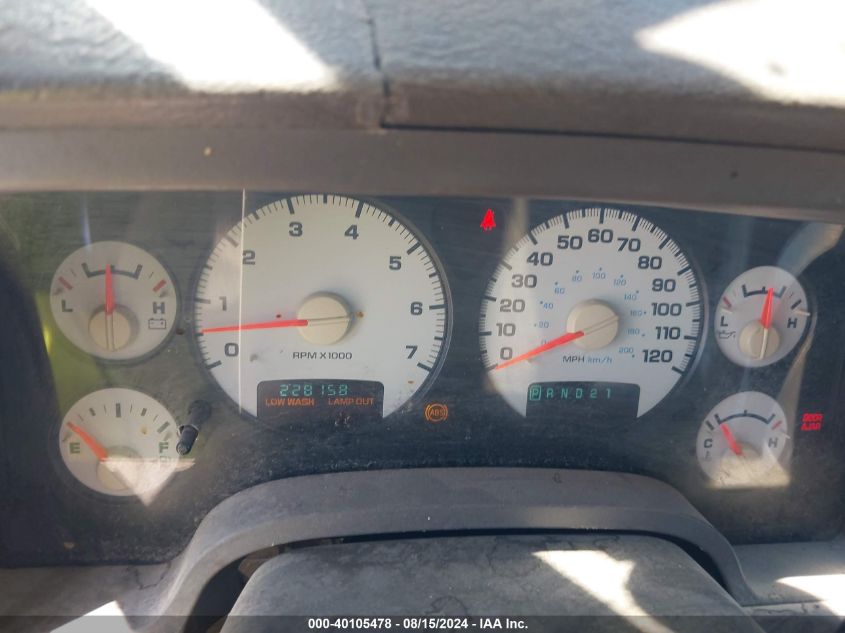 2003 Dodge Ram 1500 Slt/Laramie/St VIN: 1D7HA18N53S167488 Lot: 40105478