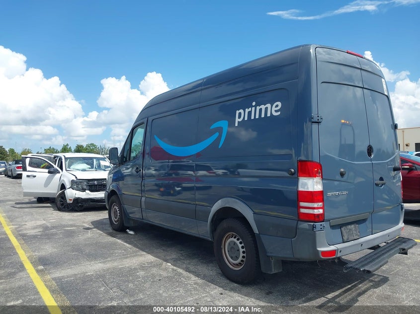 2018 Mercedes-Benz Sprinter 2500 Standard Roof V6 VIN: WD3PE7CD0JP637822 Lot: 40105492