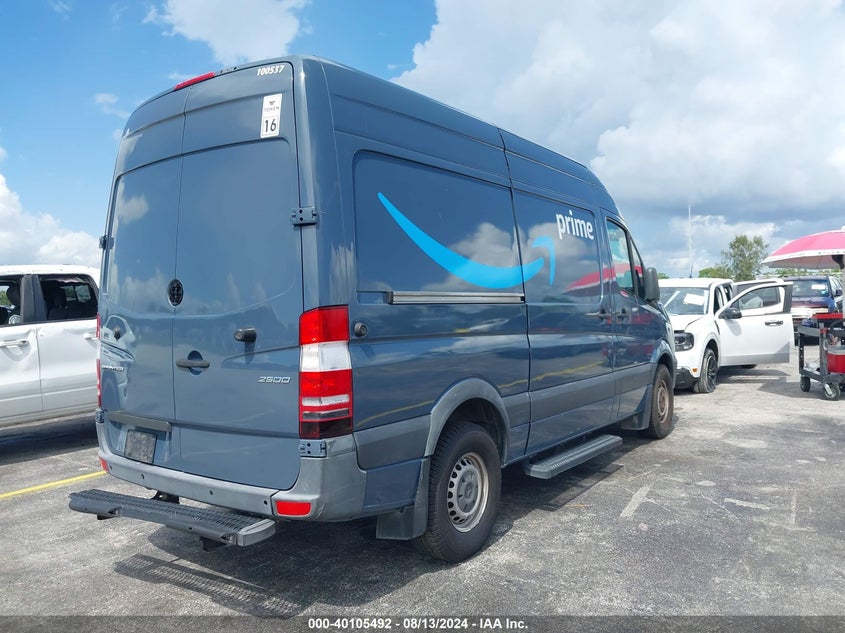 2018 Mercedes-Benz Sprinter 2500 Standard Roof V6 VIN: WD3PE7CD0JP637822 Lot: 40105492