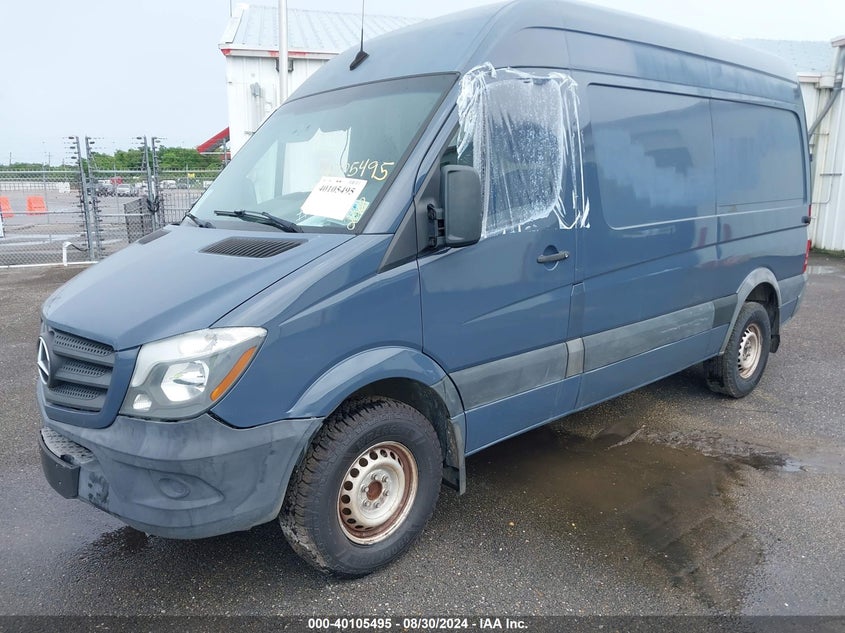 2018 Mercedes-Benz Sprinter 2500 Standard Roof V6 VIN: WD3PE7CD2JP630791 Lot: 40105495