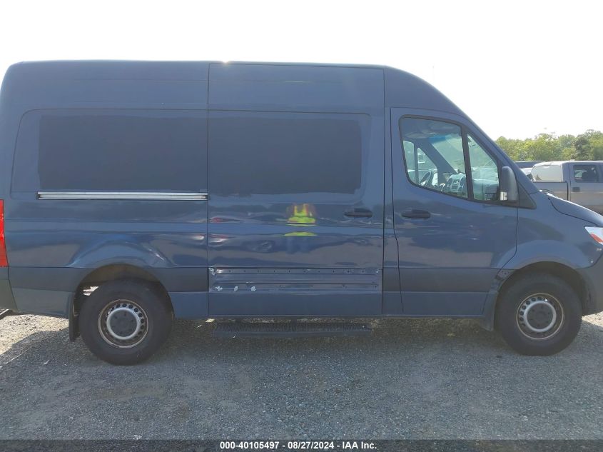 2019 Mercedes-Benz Sprinter 2500 High Roof V6/Standard Roof V6 VIN: WD4PF0CD3KP101657 Lot: 40105497