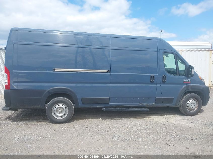 2019 Ram Promaster 3500 Cargo Van High Roof 159 Wb Ext VIN: 3C6URVJG1KE548350 Lot: 40105499