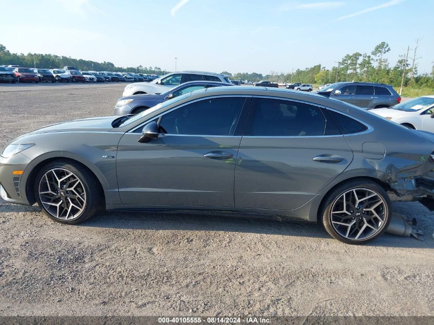 2022 Hyundai Sonata N Line VIN: KMHL14JC0NA220634 Lot: 40105555