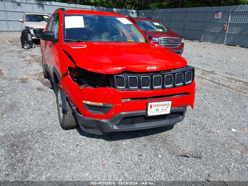 2018 Jeep Compass Sport Fwd VIN: 3C4NJCAB2JT105423 Lot: 40105576