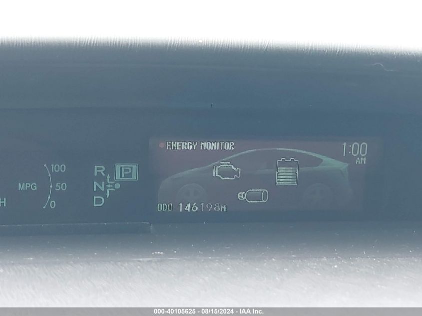 2012 Toyota Prius VIN: JTDKN3DU6C5427845 Lot: 40105625